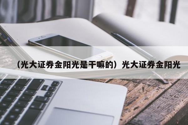 （光大证券金阳光是干嘛的）光大证券金阳光